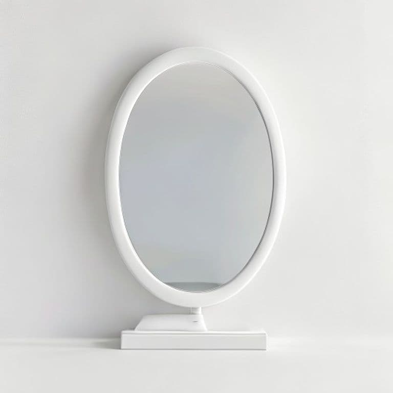 Miroir lumineux blanc
