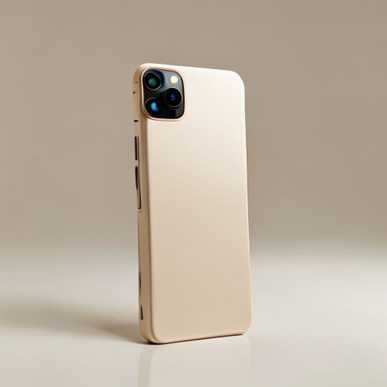 Support smartphone beige