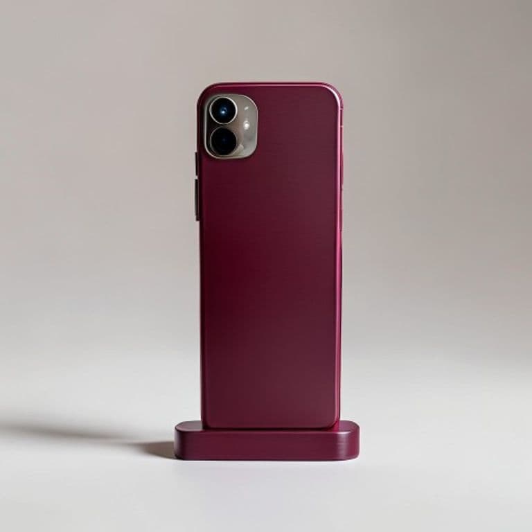 Support smartphone bordeaux