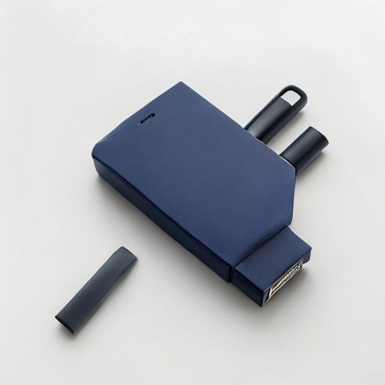 Clé USB bleu marine