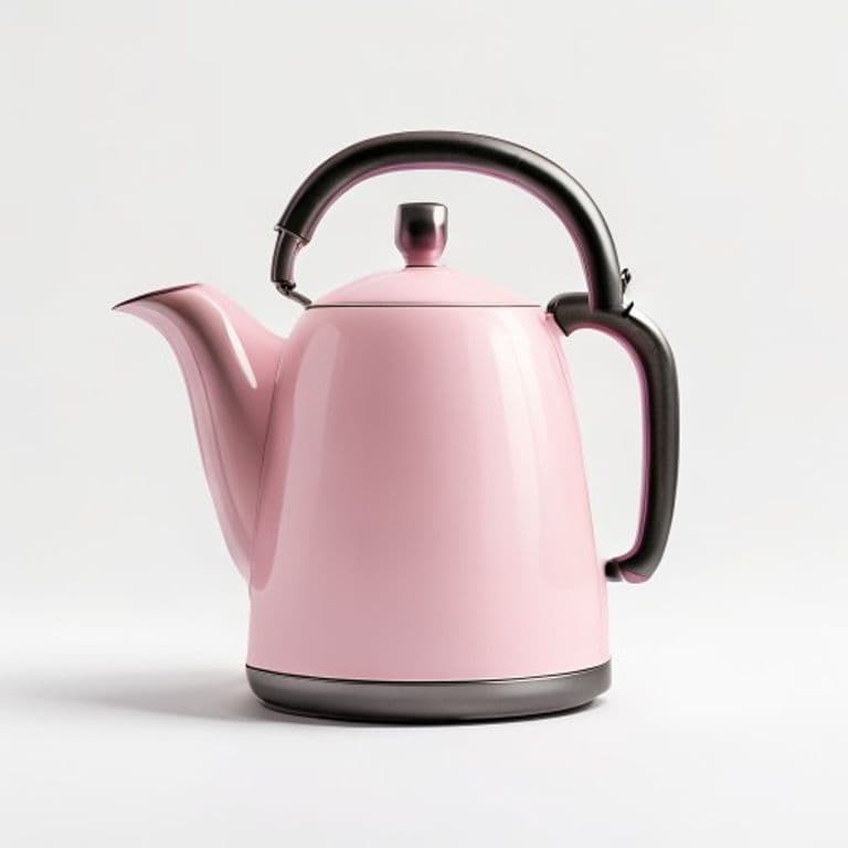 Bouilloire rose poudré