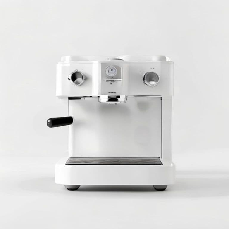 Machine à expresso blanc