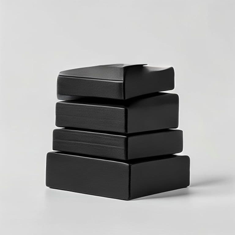 Jouet à empiler noir