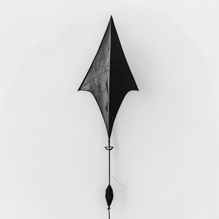 Cerf-volant anthracite