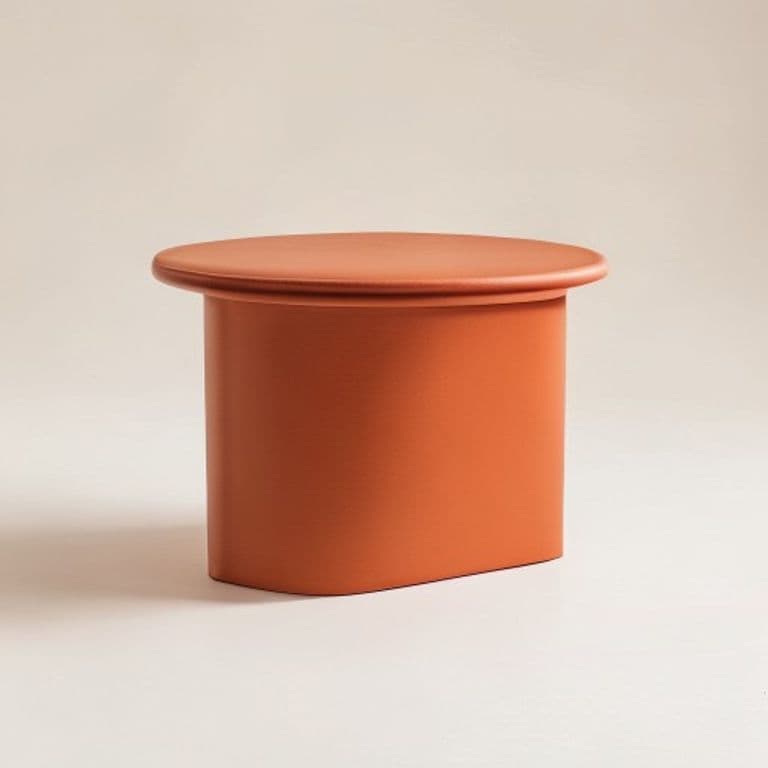 Table d'appoint terracotta