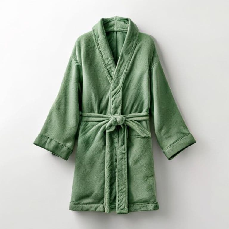 Peignoir cuir synthétique
