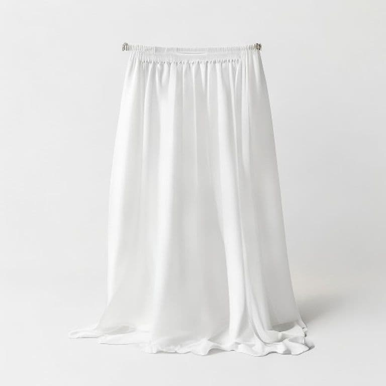 Voilage blanc 140x240
