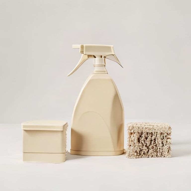 Set de nettoyage beige