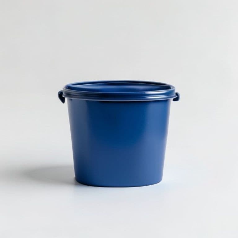 Mini poubelle Nature bleu marine 10 L
