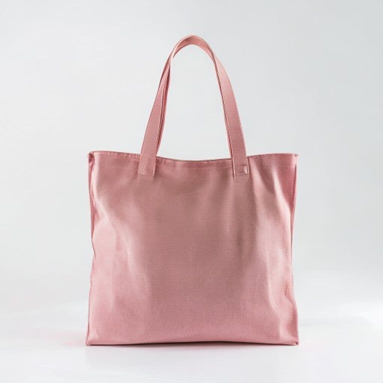 Sac cabas rose poudré