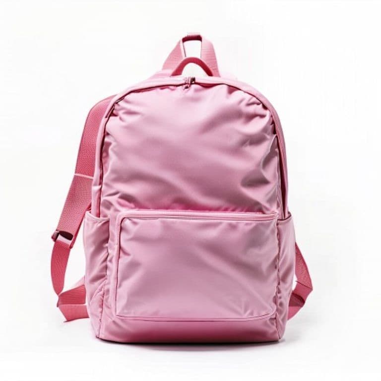 Sac à dos de sport rose poudré