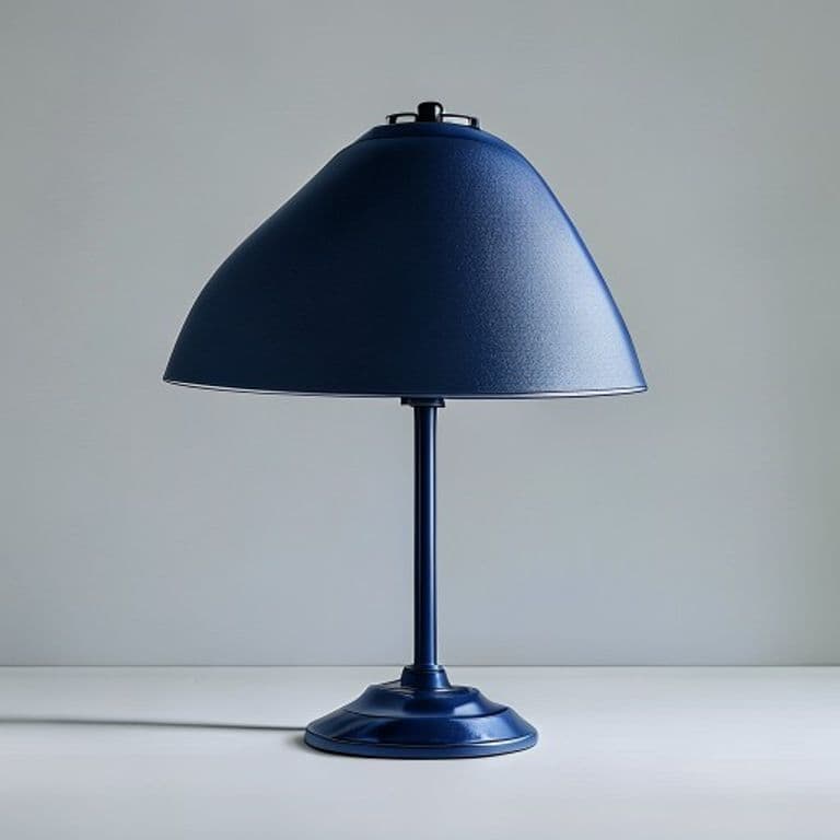 Lampe de bureau bleu marine