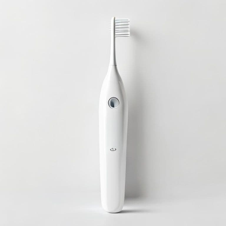 Brosse à dents électrique blanc