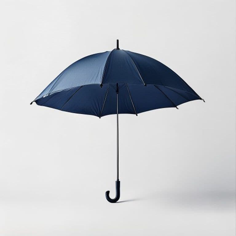 Parasol bleu marine